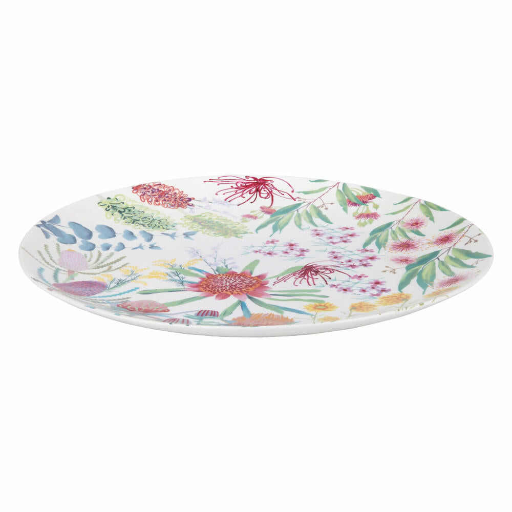 Maxwell &amp; Williams NATIVE BLOOMS Round Plate, Serving Plate, Serving Plate, in Gift Box, Porcelain, Ø 33 cm, AW0622