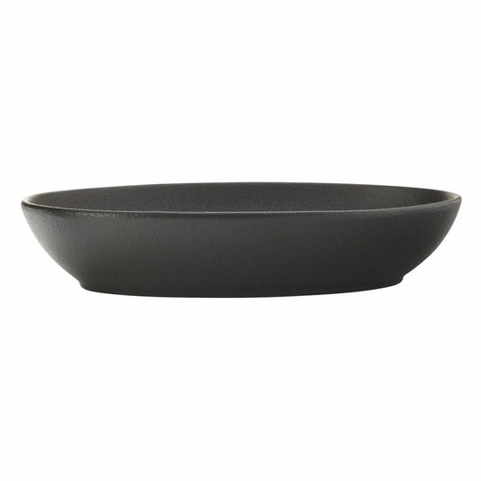 Maxwell &amp; Williams Caviar Black Bowl Oval, Bowl, Premium Ceramic, Black, 30 x 20 cm, 1.5 L, AX0209