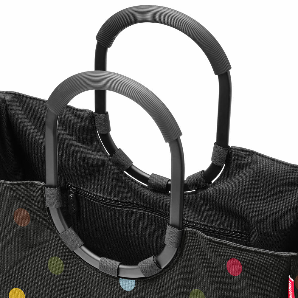 reisenthel loopshopper L Frame, Einkaufstasche, Einkaufskorb, Tragetasche, Tasche, Dots, 25 L, OR7056