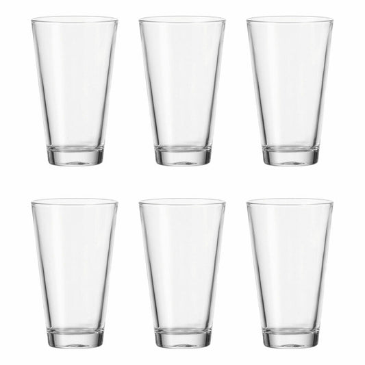 Leonardo Ciao mug large, set of 6, drinking glass, water glass, glass, 300 ml, 61704