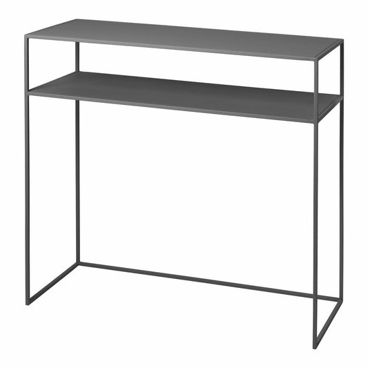 Blomus FERA Sideboard, Regal, Wandregal, Stahl pulverbeschichtet, steel gray, 35 x 85 x 80 cm, 65986