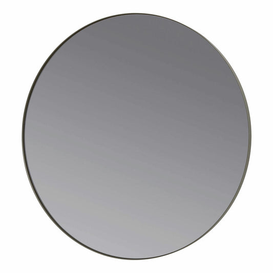 Blomus Wandspiegel RIM, Spiegel, Rundspiegel, Stahl pulverbeschichtet, Steel Gray, 50 cm, 66003