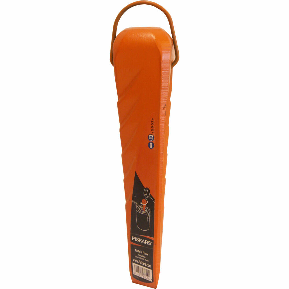 Fiskars rotating splitting wedge, splitting wedge, splitting hammer, garden accessory, steel, orange, 21.5 cm, 1000600