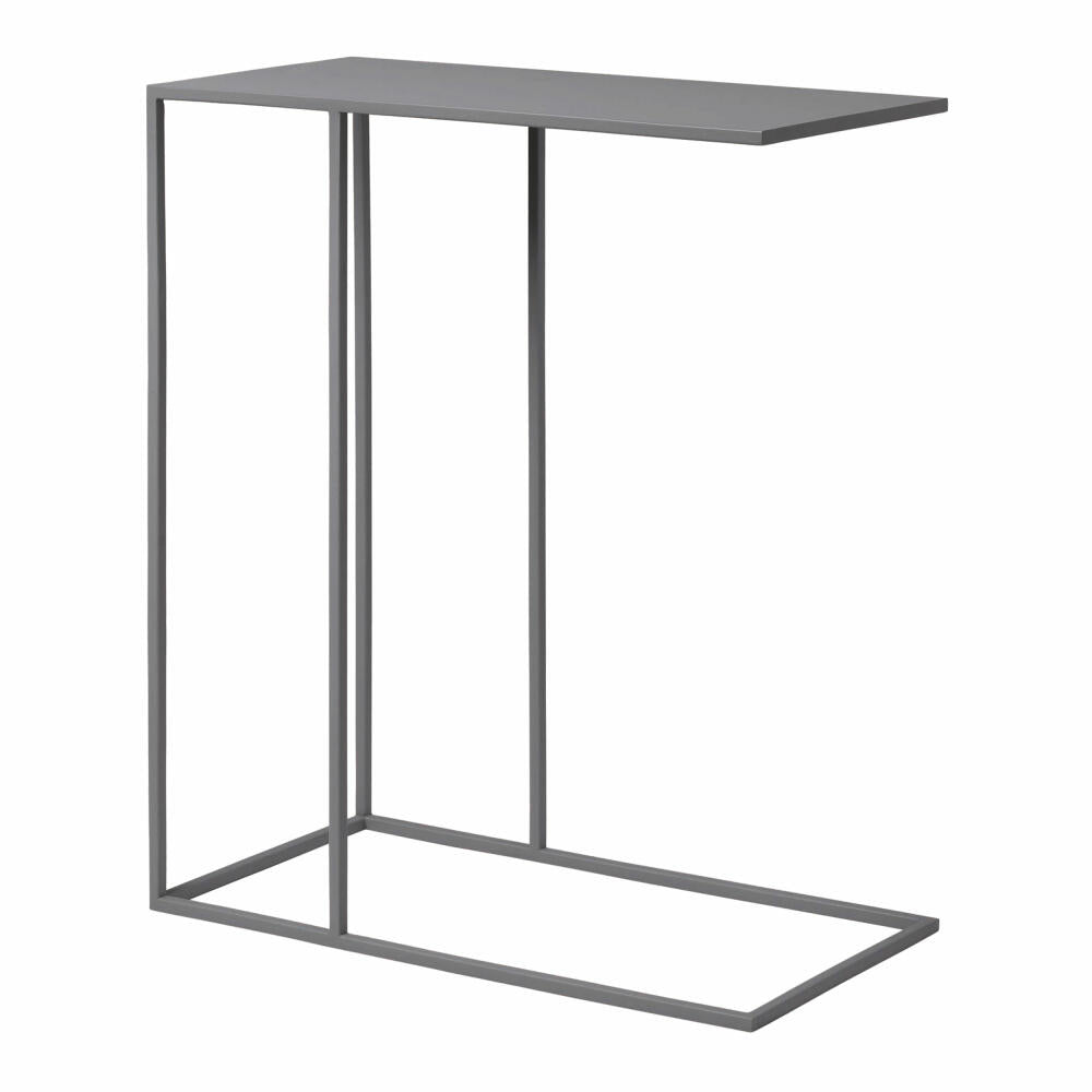 Blomus Beistelltisch FERA, Tisch, Stahl pulverbeschichtet, Steel Gray, 50 x 25 cm, 66014