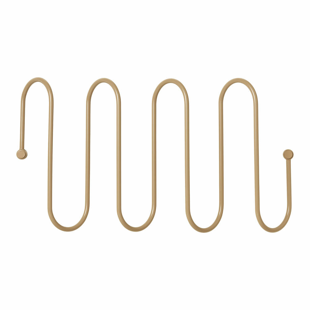 Blomus CURL Garderobenleiste, Hakenleiste, Garderobe, Stahl pulverbeschichtet, Nomad, 47 cm, 65918