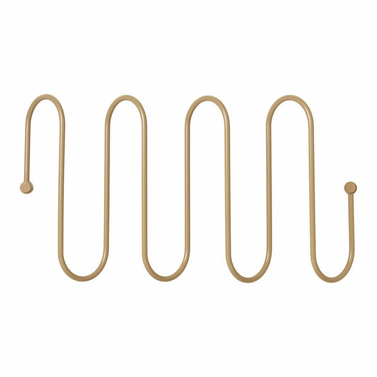 Blomus CURL Garderobenleiste, Hakenleiste, Garderobe, Stahl pulverbeschichtet, Nomad, 47 cm, 65918