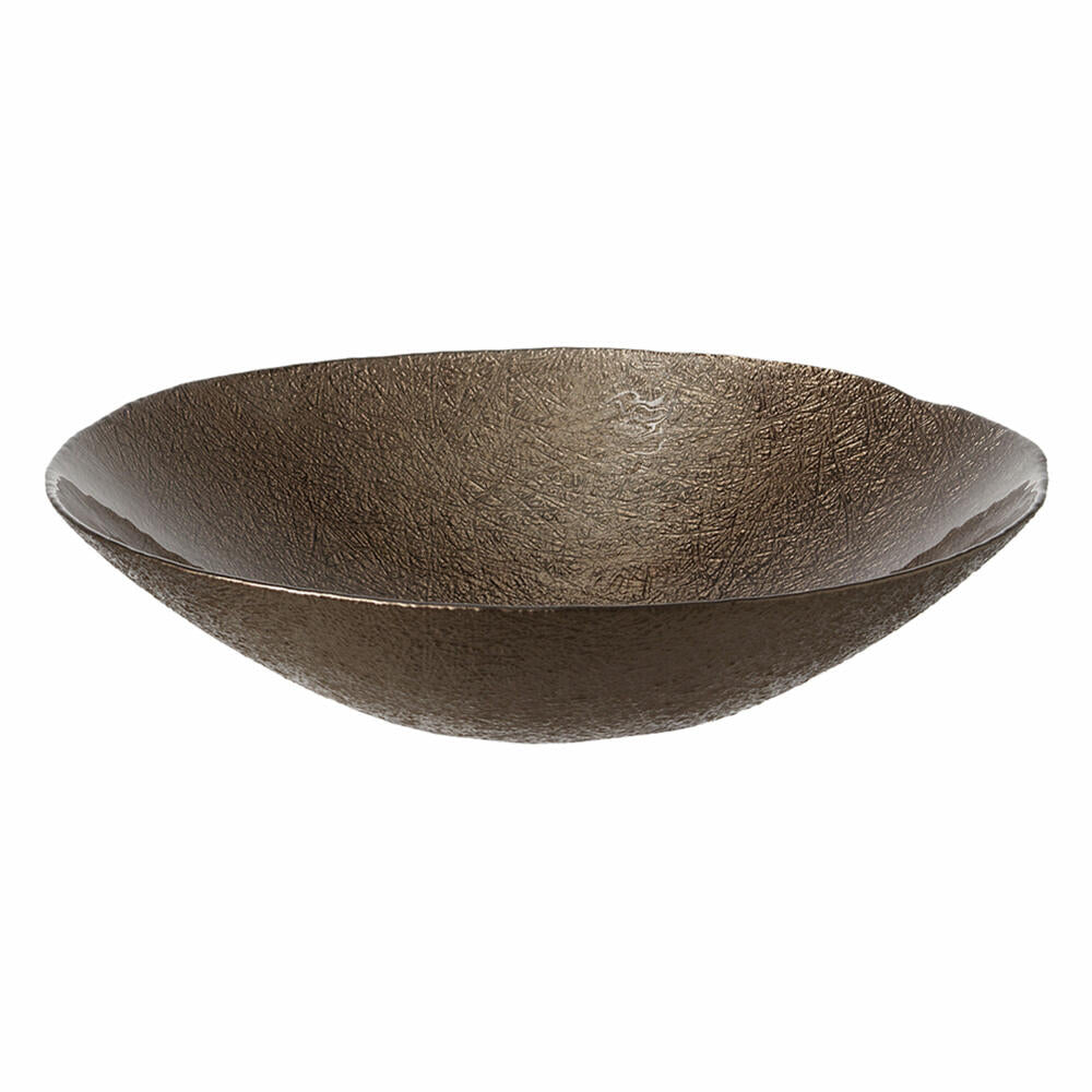 Leonardo Como bowl, decorative bowl, bowl, small bowl, Bronzo, glass, L 32 cm, 053311