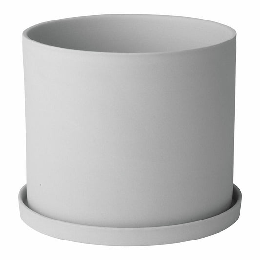 Blomus NONA Kräutertopf, Pflanztopf, Blumentopf, Topf, Porzellan, micro chip, 12.5 cm, 65975