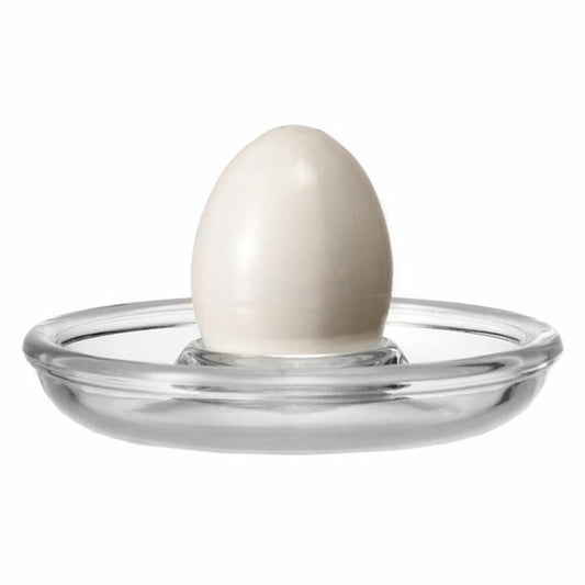 Leonardo Ciao egg cup with overflow, glass egg cup, egg holder, glass, 60285