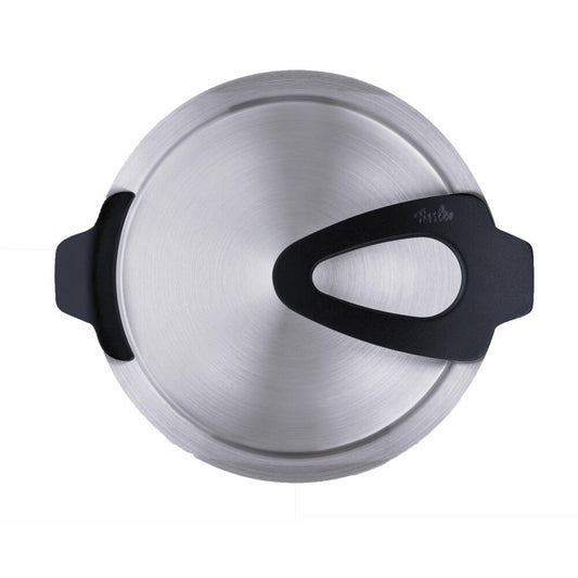 Fissler Intensa Deckel ohne Thermostar, Ersatzteil, Zubehör, Schwarz, für Töpfe mit Ø 20 cm, 1611820600