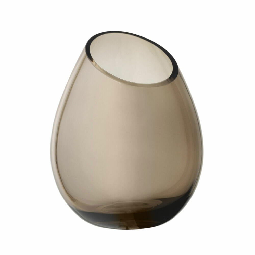 Blomus DROP Vase -DROP- coffee, size M, colored glass, coffee, 65966