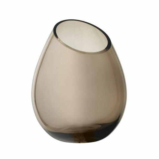 Blomus DROP Vase -DROP- coffee, Größe M, Glas farbig, Coffee, 65966