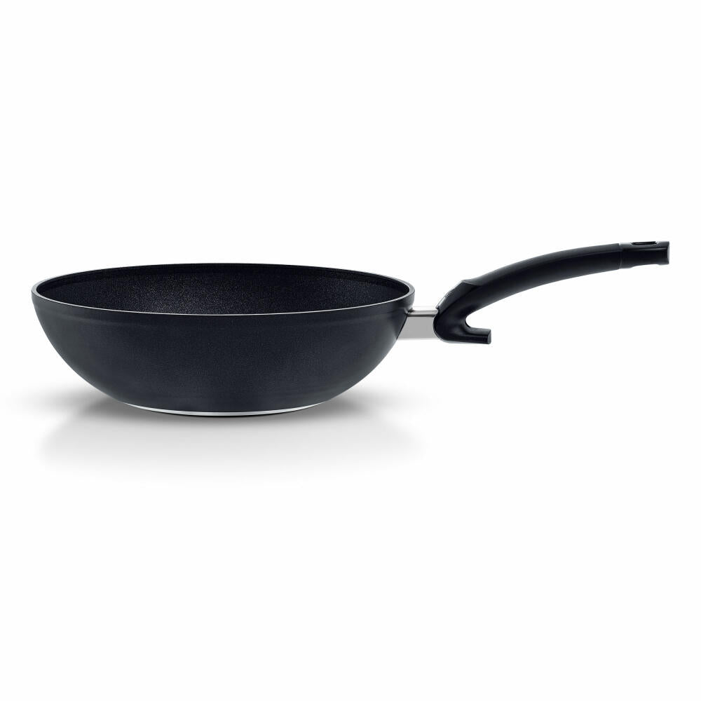 Fissler Adamant wok pan, wok, pan, cookware, aluminum, anthracite, 28 cm, 157 805 28 100 0