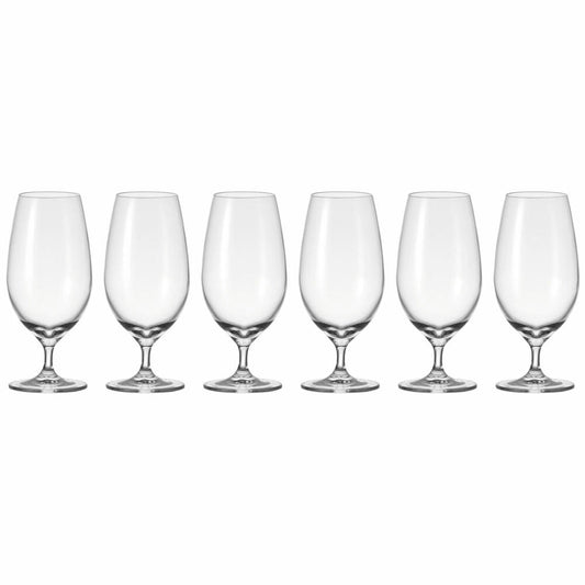 Leonardo Cheers beer tulip set of 6, beer glass, pilsner glass, beer glass with stem, 430 ml, 61702