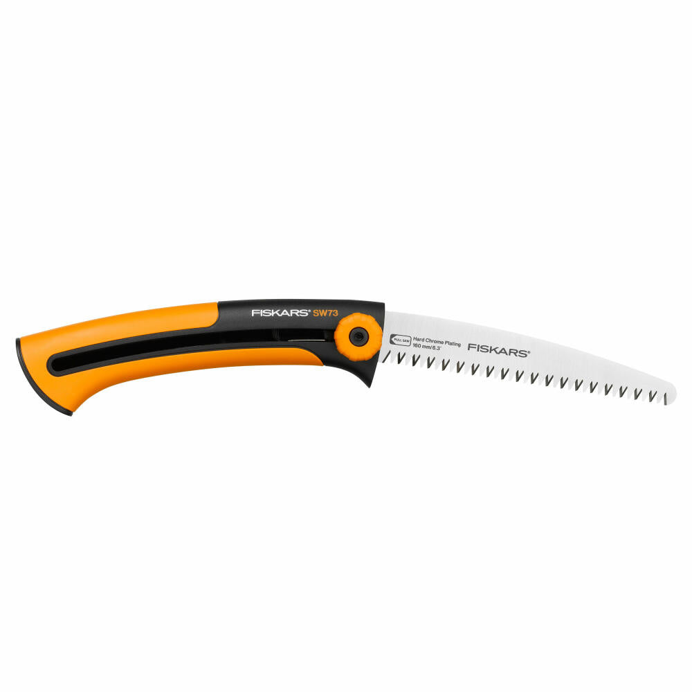 Fiskars Xtract Handsäge / Grobzahnung SW73, Hand Säge, Werkzeug, Gartenzubehör, Stahl / Kunststoff, Schwarz / Orange, 35 cm, 1000613