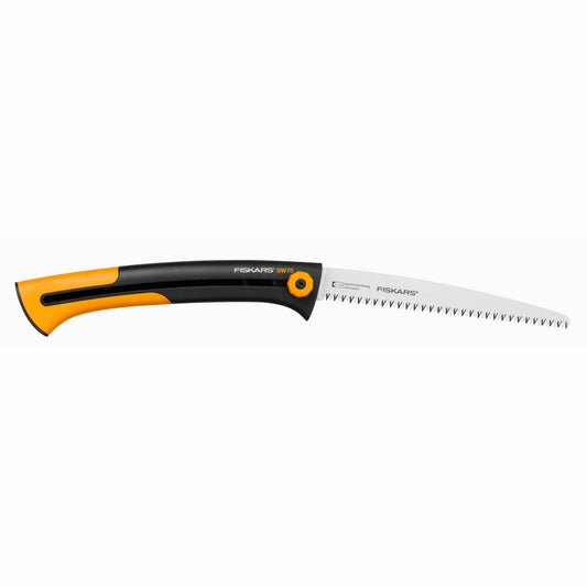 Fiskars Xtract Large Hand Saw / Coarse Toothing SW75, Hand Saw, Tool, Garden Accessory, Steel / Plastic, Black / Orange, 55 cm, 1000614