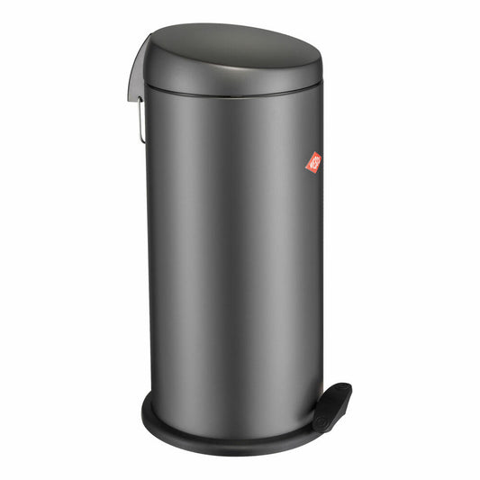 Wesco Capboy Maxi pedal bin, waste bin, trash can, sheet steel, graphite matt, 22 L, 121531-77