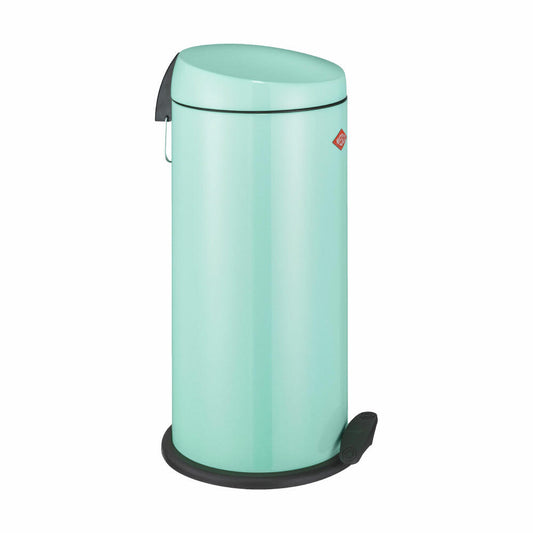 Wesco Abfallsammler Capboy Maxi Base, Tretabfallsammler, Mülleimer, Mint, Stahlblech, 22 L, 121531-51