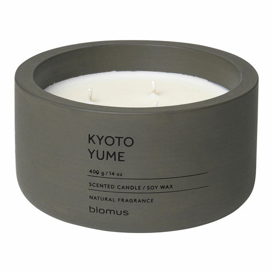 Blomus FRAGA Duftkerze Kyoto Yume, Duft Kerze, Candle, Beton, tarmac, 7 cm, 65962