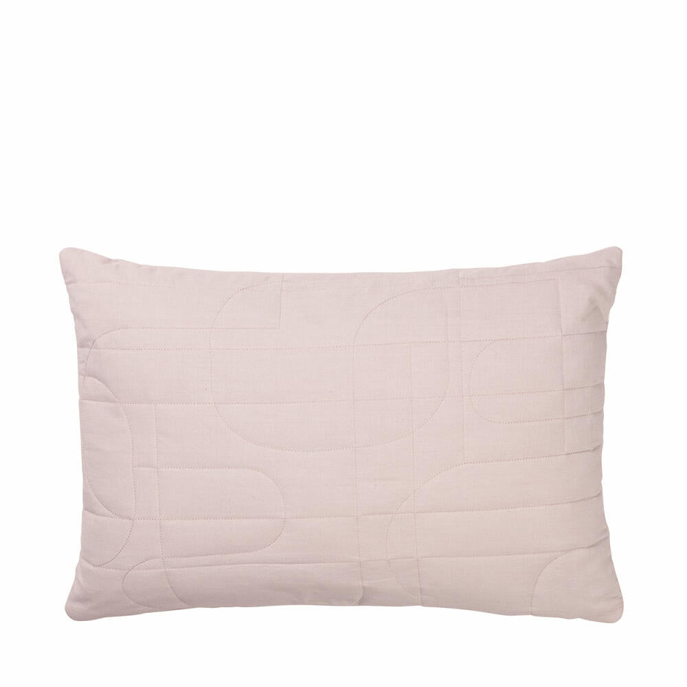 blomus STRIPE Kissenbezug, Kissenhülle, Kissen Bezug, Baumwolle, Rose Dust, B 60 cm, L 40 cm, 65643