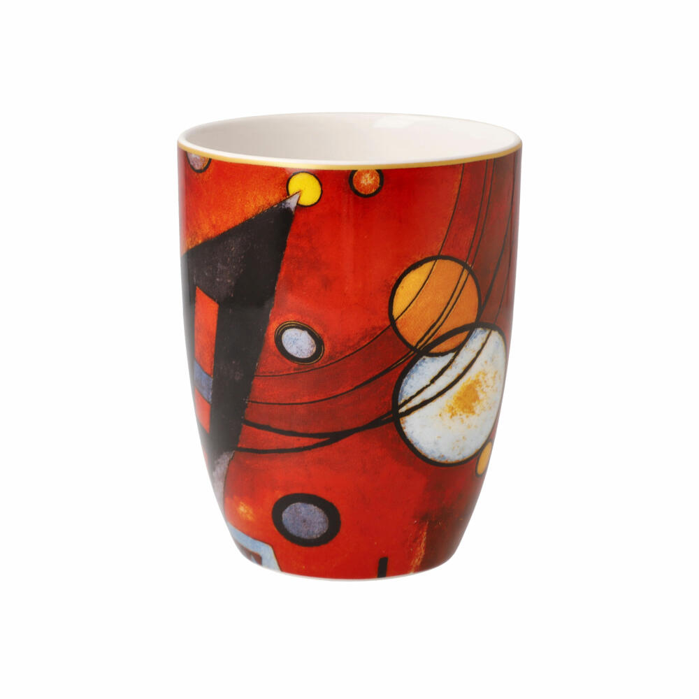Goebel Künstlertasse Wassily Kandinsky - Schweres Rot, Fine Bone China, Bunt, 0.4 L, 67062181