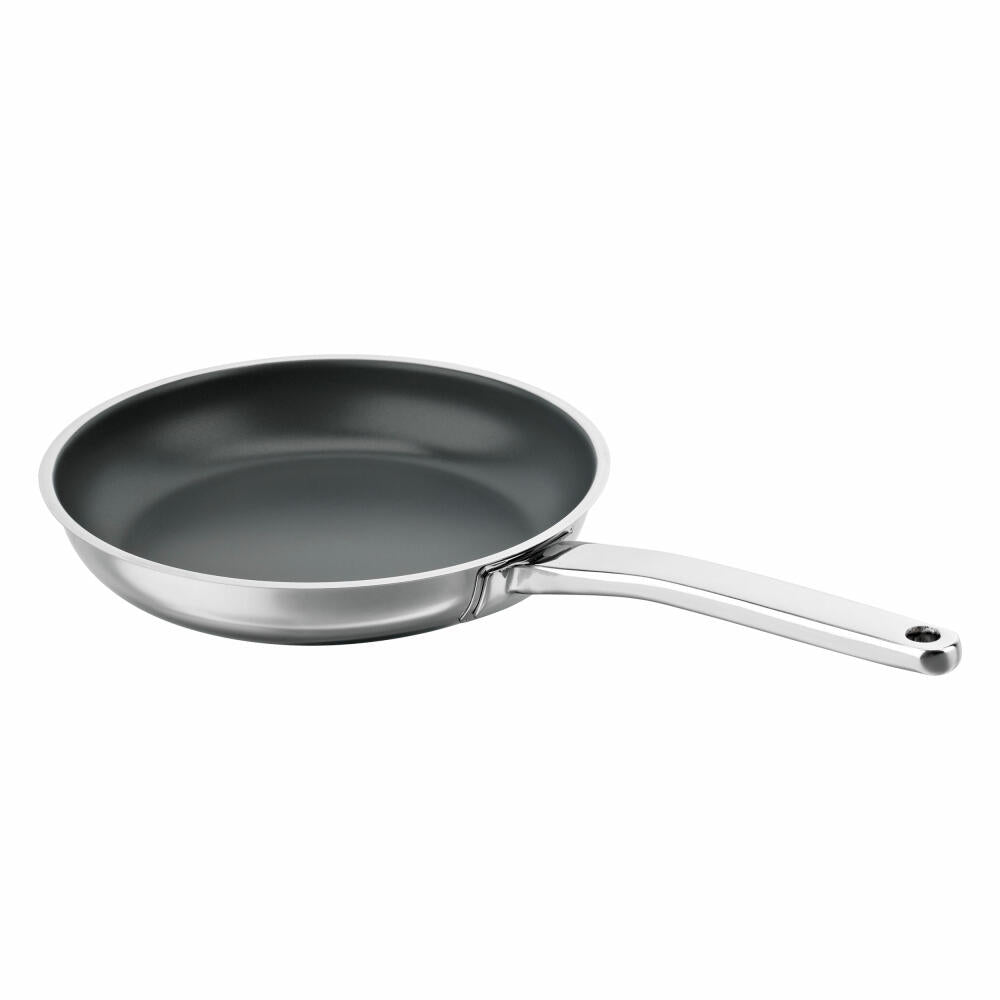 Schulte-Ufer Rio i frying pan, induction pan, handle pan, stainless steel, 24 cm, 6958-24 i