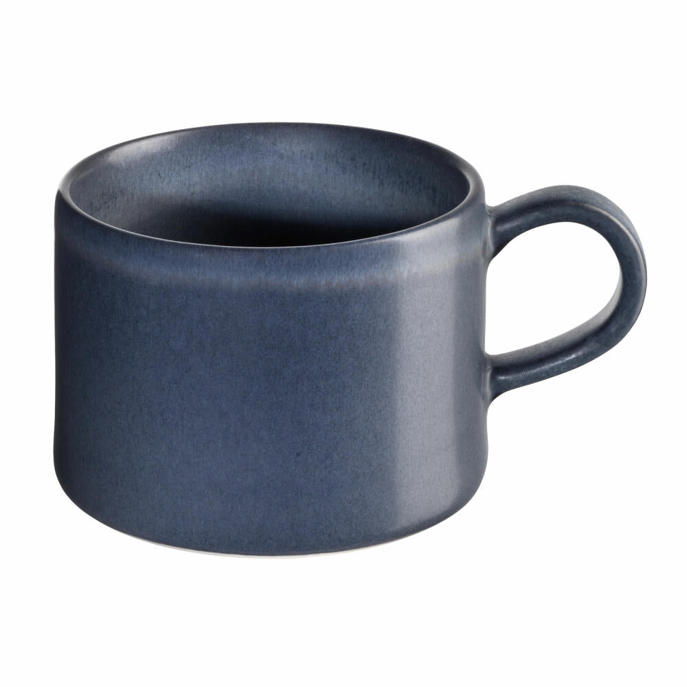 ASA Selection Kaffeetasse Carbon formart, Steinzeug, Schwarz matt, 300 ml, 42021021