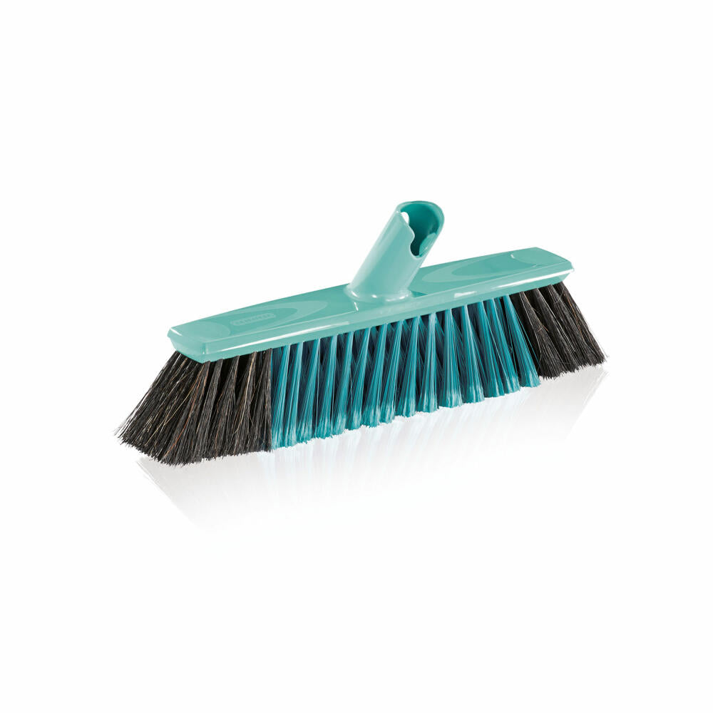 Leifheit Parkett Besen Xtra Clean 30 cm, Naturhaar, Zimmerbesen, Handfeger, Mintgrün, 45033