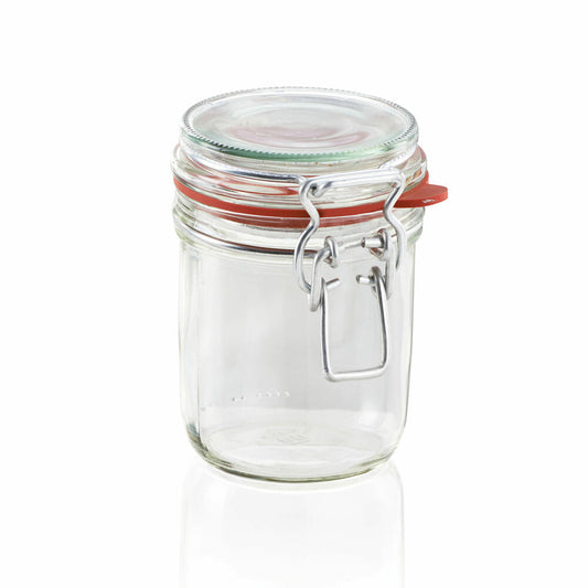 Leifheit wire-clip jar 370 ml, jam jar, glass, preserving jar, 3192