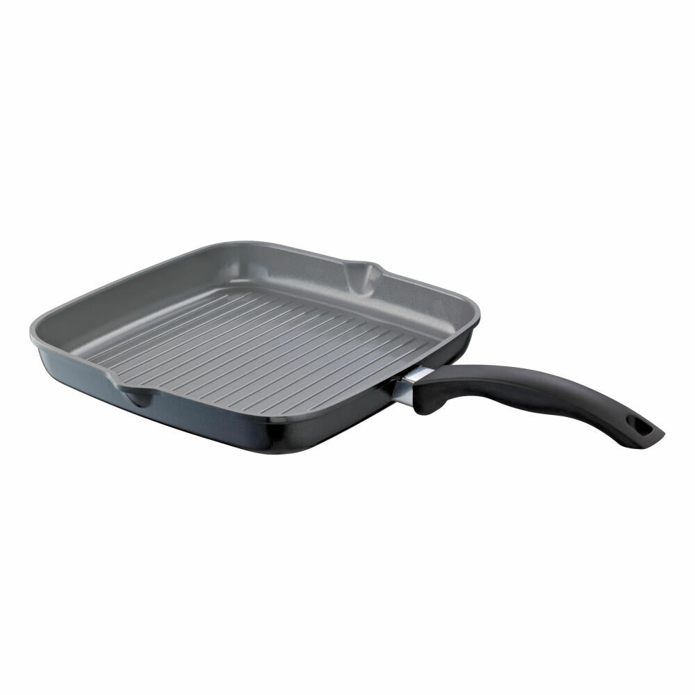 Schulte-Ufer Green Life grill pan, pan, cast aluminum, black, 28 x 28 cm, 1807-28 i