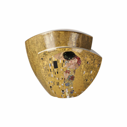 Goebel Vase Gustav Klimt - Der Kuss / Adele Bloch Bauer, Porzellan, Bunt, 29 cm, 67062051