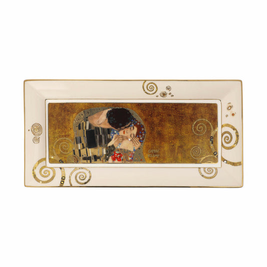 Goebel Schale Gustav Klimt - Der Kuss, New Bone China, Bunt, 24 x 12 cm, 67062461