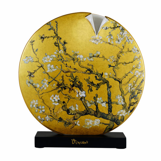 Goebel Vase Vincent van Gogh - Mandelbaum gold, Porzellan, Bunt, 33.5 cm, 67062111