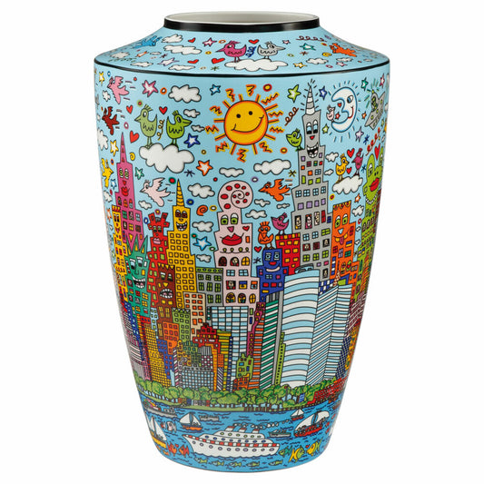 Goebel Vase James Rizzi - My New York City Day, Porzellan, Bunt, 41 cm, 26102511