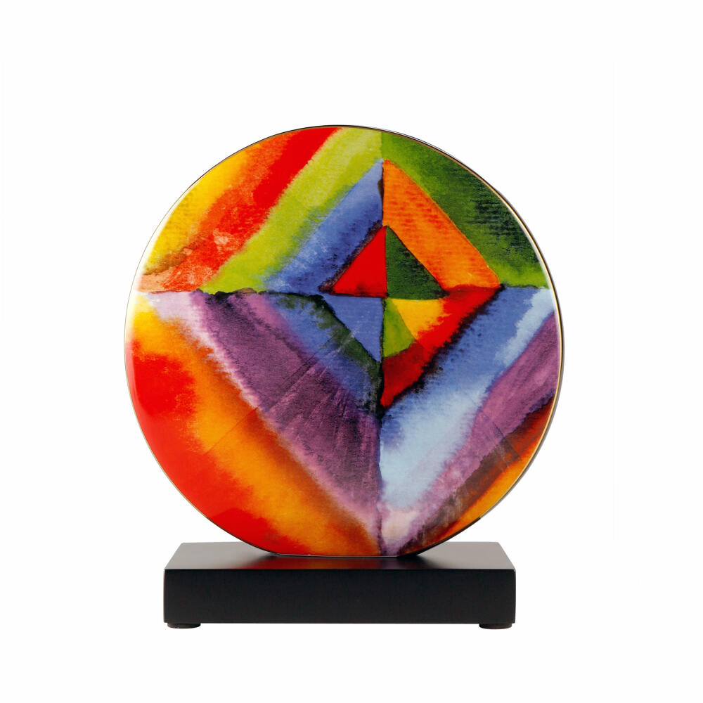 Goebel Vase Wassily Kandinsky - Quadrate / Farbstudie, Porzellan, Bunt, 22.5 cm, 67062091