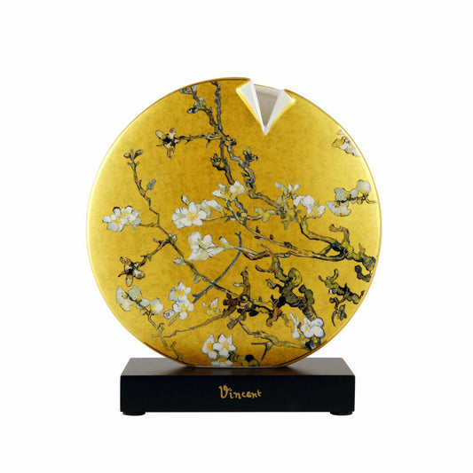 Goebel Vase Vincent van Gogh - Mandelbaum gold, Porzellan, Bunt, 22.5 cm, 67062081