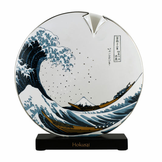 Goebel Vase Katsushika Hokusai - Die große Welle, Porzellan, Bunt, 33.5 cm, 67062131
