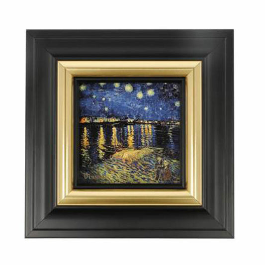Goebel Wandbild Vincent van Gogh - Sterne über der Rhone, Dekobild, Wand Bild, Porzellan, 67075071