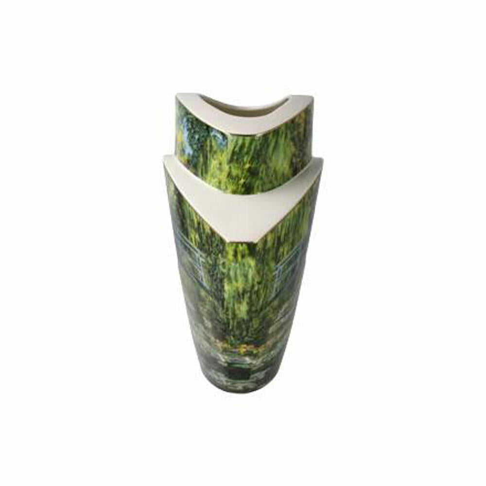 Goebel Vase Monet - Japanische Brücke, Blumenvase, Dekovase, Porzellan, H 20 cm, 67063141