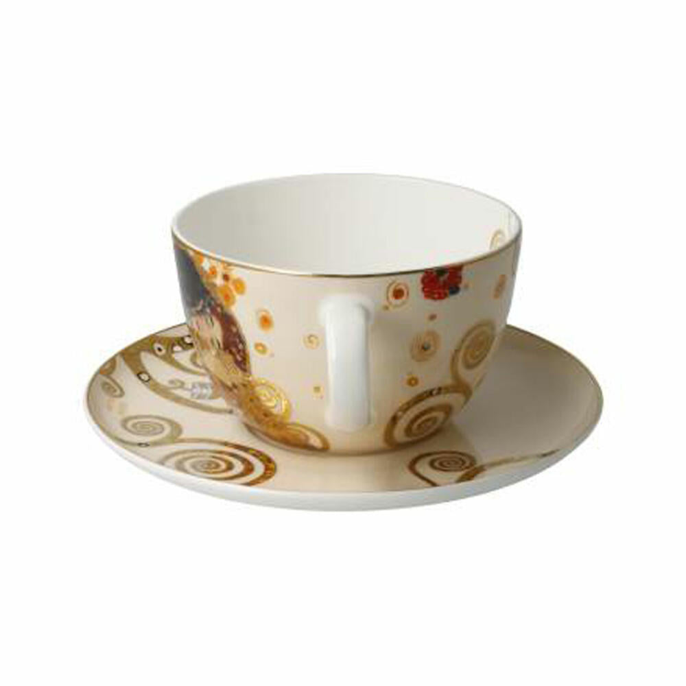 Goebel Milchkaffeetasse Gustav Klimt - Der Kuss, Tasse, Kaffeetasse, Teetasse, Fine Bone China, 67062991