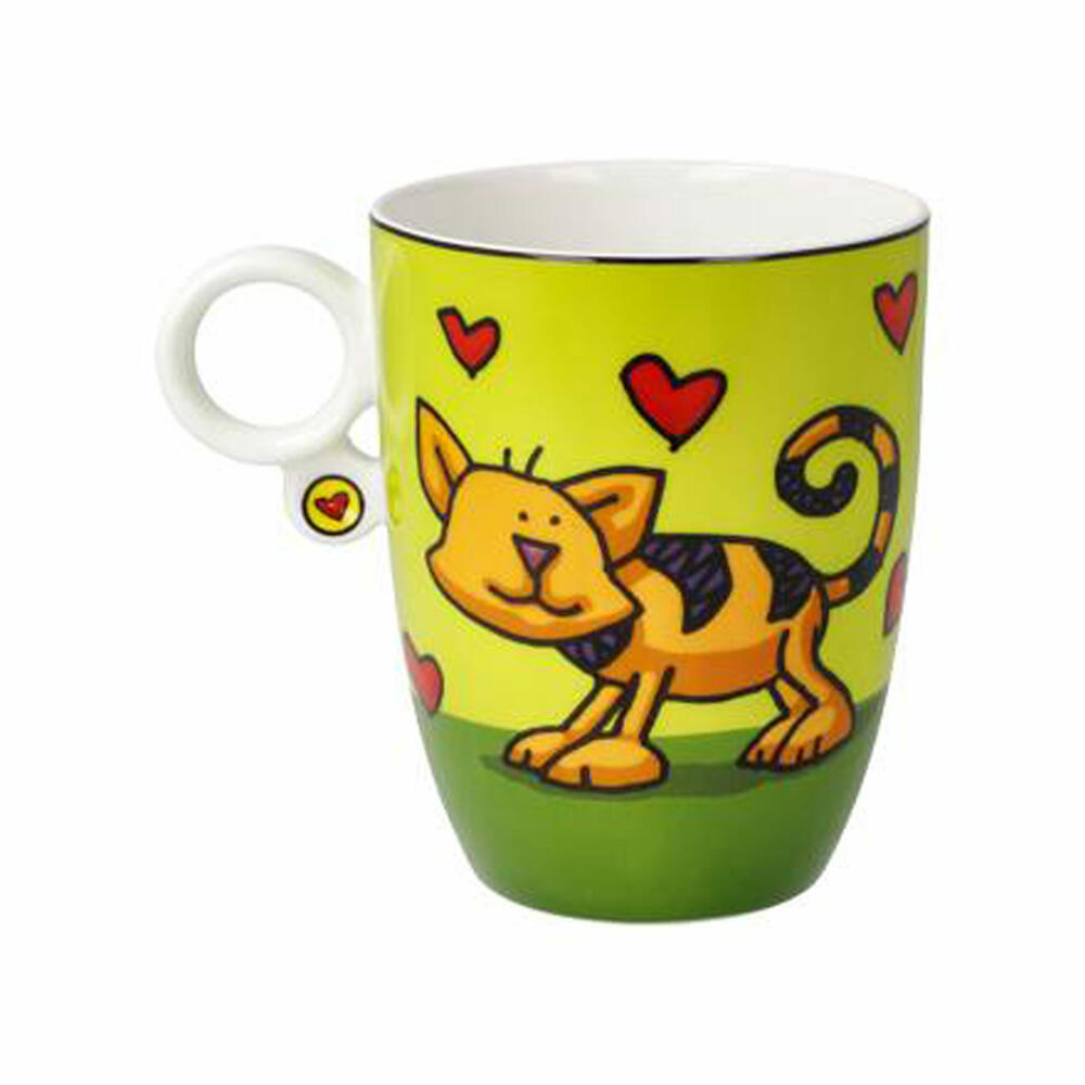 Goebel Künstlertasse Ed Heck - Love Cat, Tasse, Kaffeetasse, Teetasse, Fine Bone China, 67200101