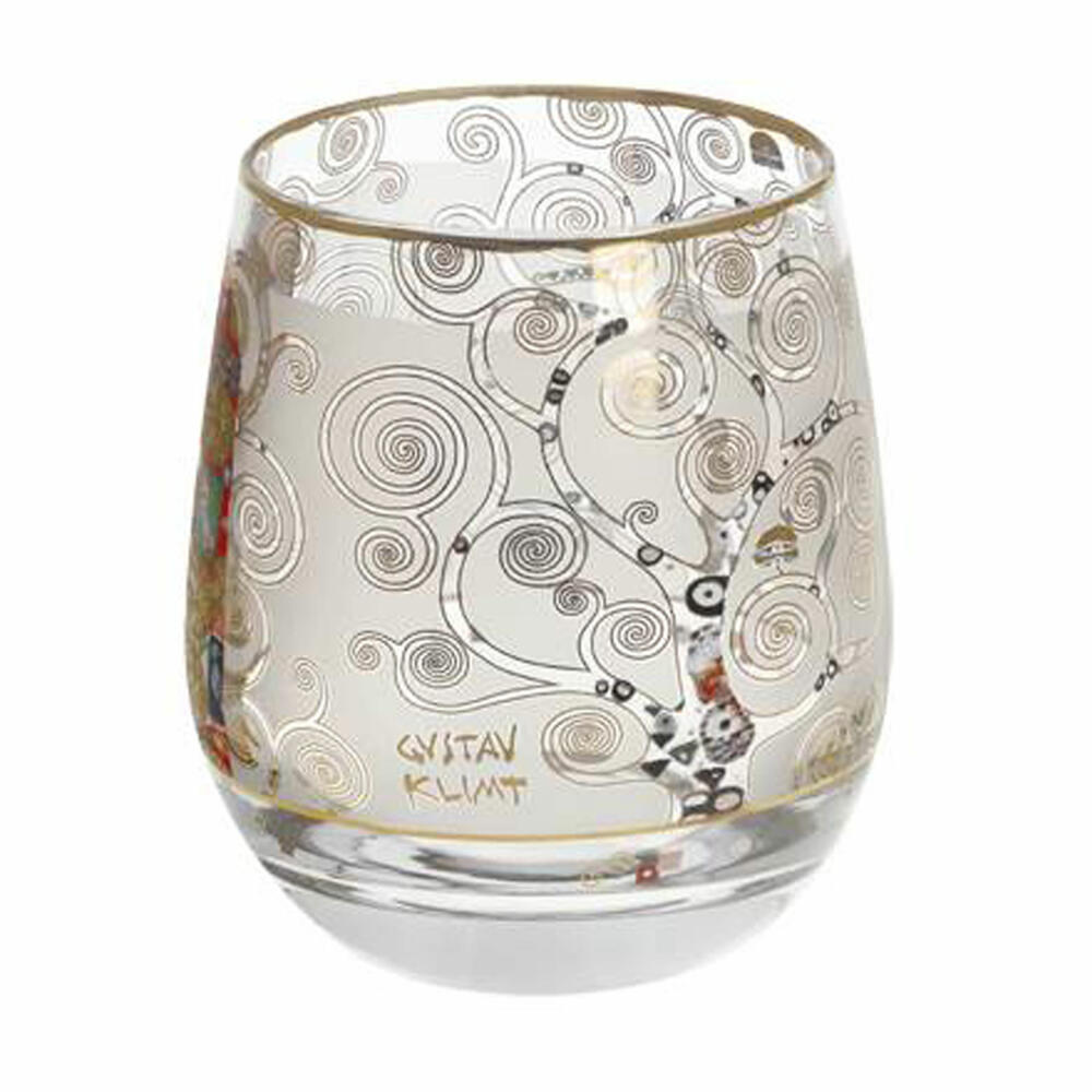 Goebel Windlicht Gustav Klimt - Erfüllung, Teelichthalter, Kerzenhalter, Glas, 67062831