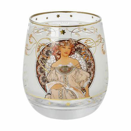 Goebel Windlicht Alphonse Mucha - Träumerei, Teelichthalter, Kerzenhalter, Glas, 67062861