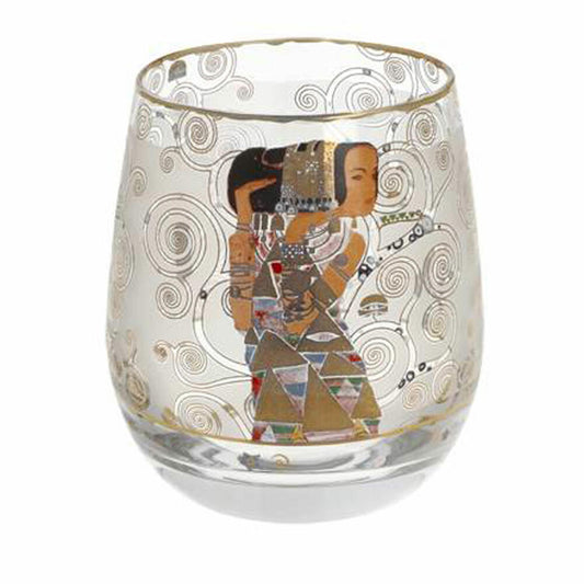 Goebel Windlicht Gustav Klimt - Erwartung, Teelichthalter, Kerzenhalter, Glas, 67062841