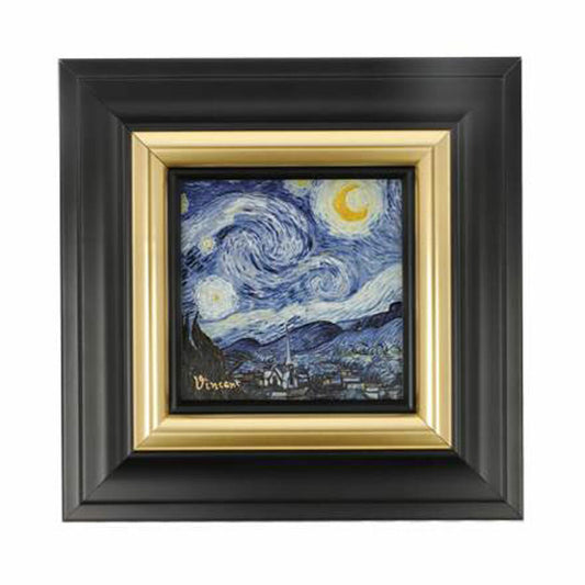 Goebel Wandbild Vincent van Gogh - Sternennacht, Dekobild, Wand Bild, Porzellan, 67075051