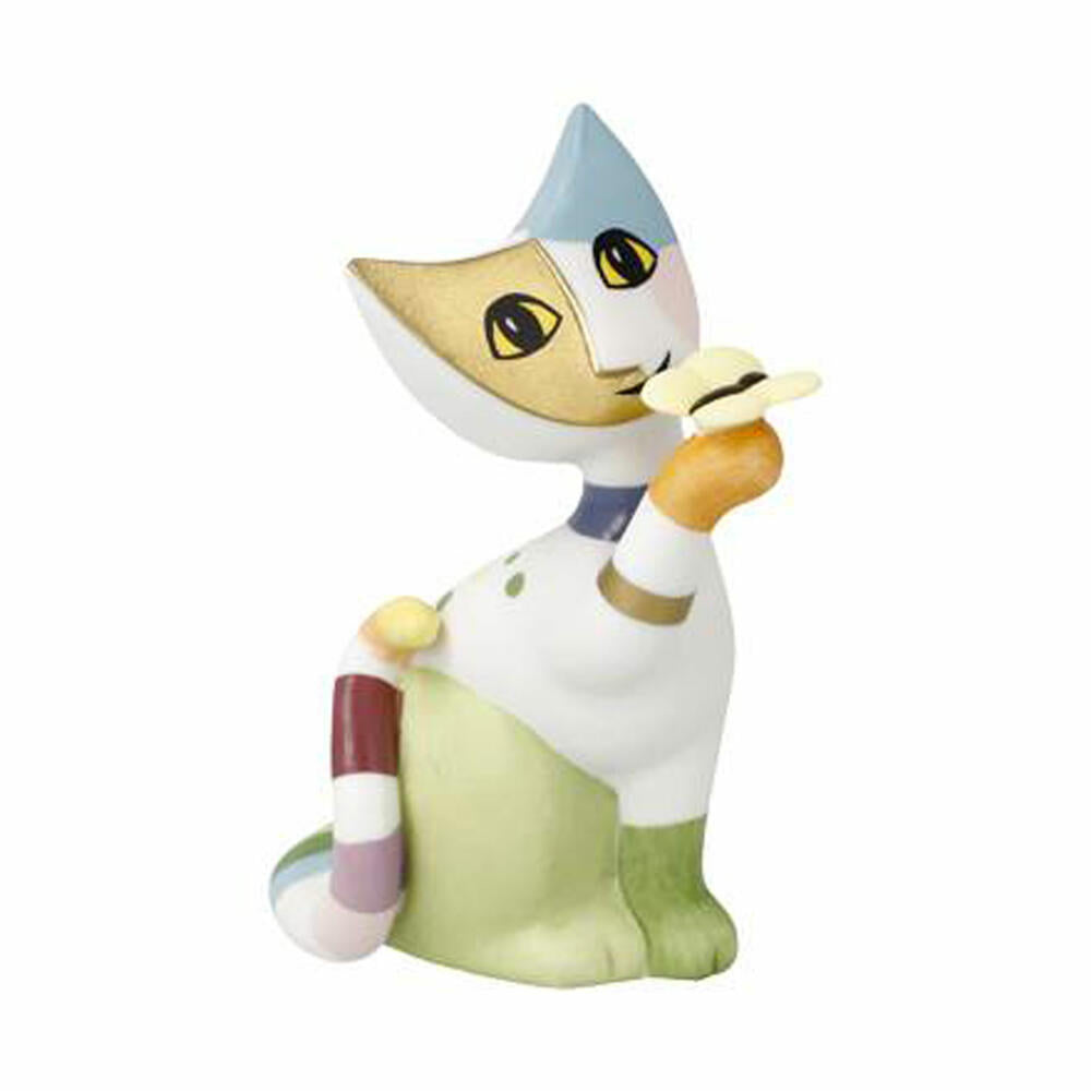 Goebel figure Rosina Wachtmeister mini cat Ilario, decorative figure, decoration, biscuit porcelain, 31400931