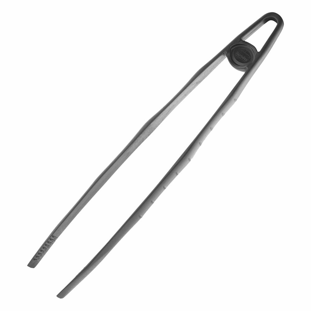 Berndes kitchen helper, grill tweezers, frying tweezers, cooking tweezers, serving tweezers, plastic, black, 009024