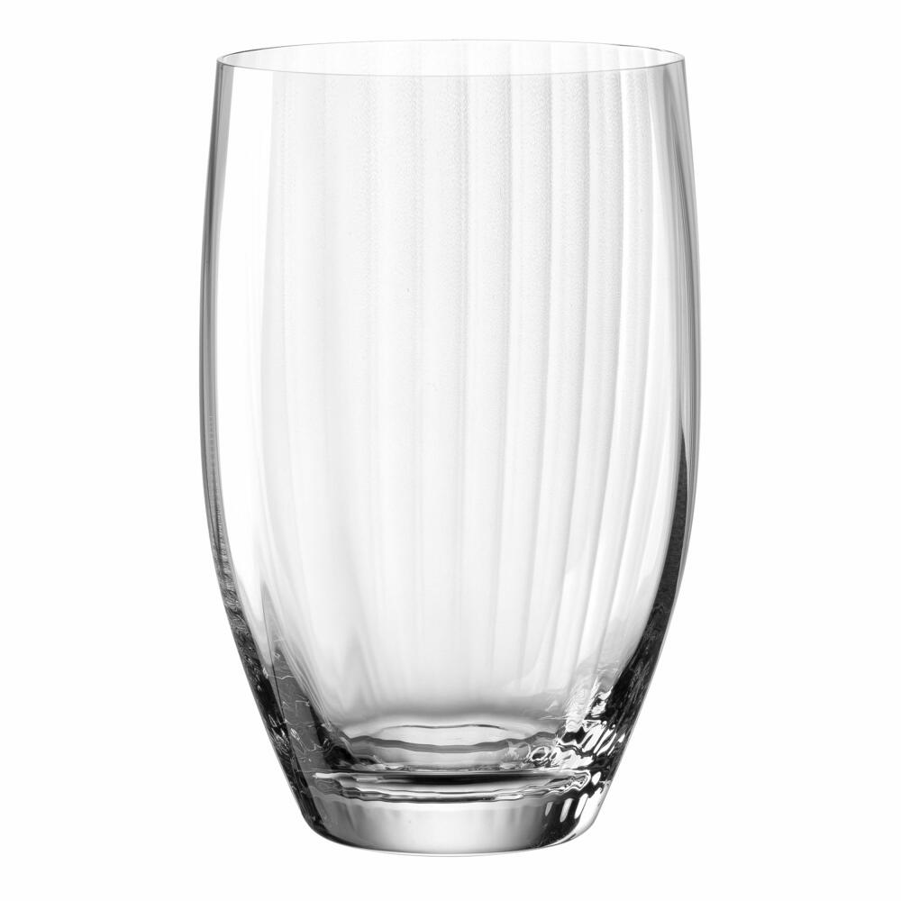 Leonardo Trinkglas Poesia, Wasserglas, Saftglas, Glas, Kristallglas, Klar, 460 ml, 069171