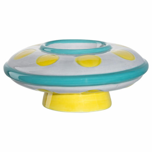Leonardo Eierbecher Bambini Avventura Ufo, Frühstücks-Ei-Becher, Keramik, Mehrfarbig, 077405