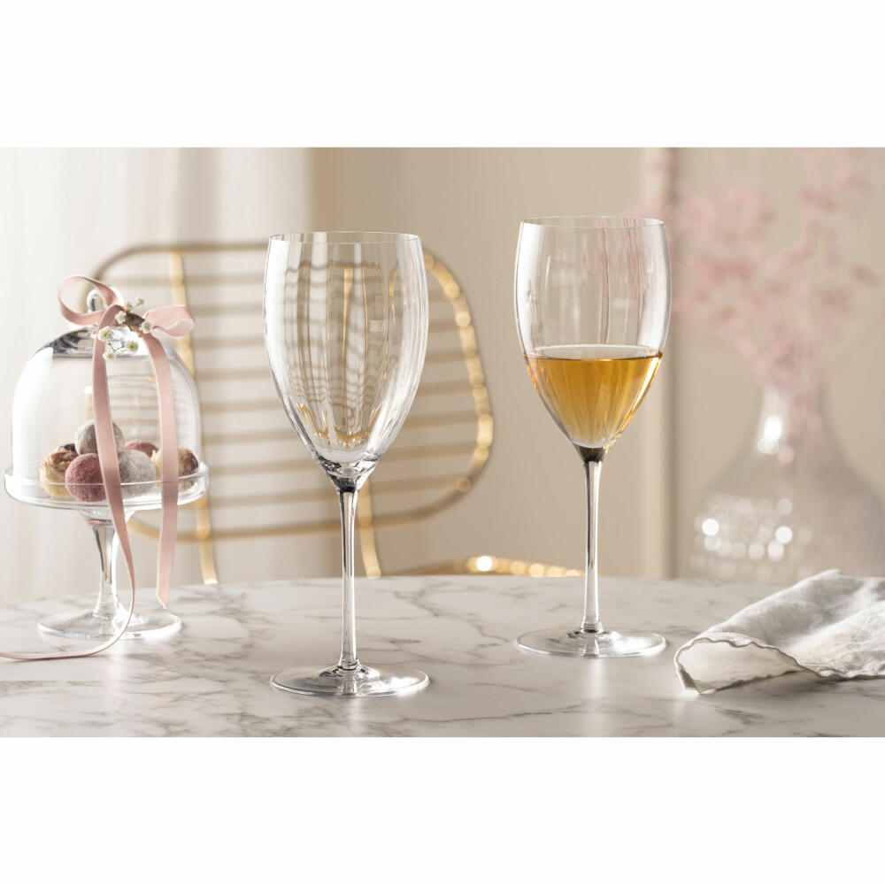 Leonardo white wine glass Poesia, white wine glass, wine glass, crystal glass, clear, 450 ml, 069164